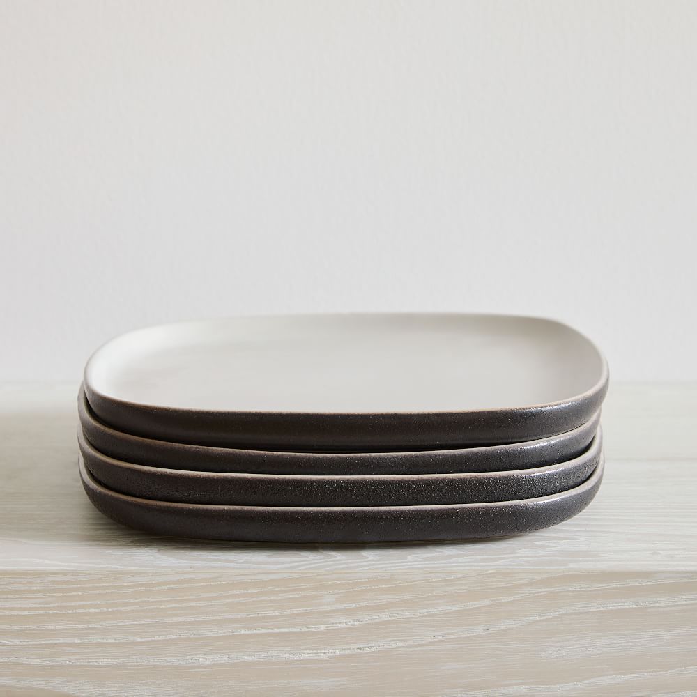 Kaloh Stoneware Square Dinner Plates (Set of 4)
