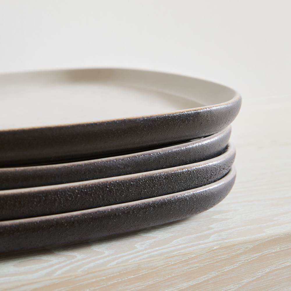 Kaloh Stoneware Square Dinner Plates (Set of 4)