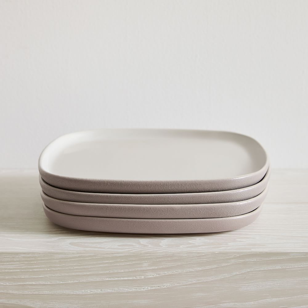 Kaloh Stoneware Square Dinner Plates (Set of 4)