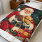 Cozy Santa Plush Blanket for Holiday Snuggles