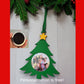 Personalized Christmas Tree Photo Magnet Ornament